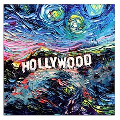 Hollywood Art Starry Night Van Gogh Square Satin Scarf (36  X 36 )