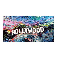 Hollywood Art Starry Night Van Gogh Satin Wrap 35  X 70 