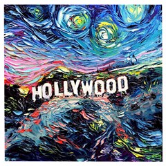 Hollywood Art Starry Night Van Gogh Wooden Puzzle Square