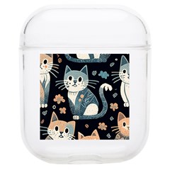 Cats Pattern Airpods 1/2 Case by Valentinaart