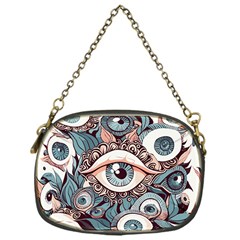 Eyes Pattern Chain Purse (one Side) by Valentinaart