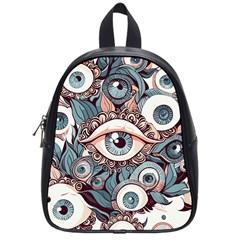 Eyes Pattern School Bag (small)