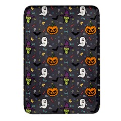 Halloween Pattern Bat Rectangular Glass Fridge Magnet (4 Pack)