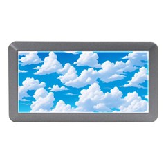 Sky Clouds Blue Cartoon Animated Memory Card Reader (mini)