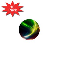 Lake Storm Neon Nature 1  Mini Buttons (10 Pack)  by Bangk1t