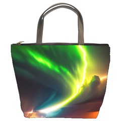 Lake Storm Neon Nature Bucket Bag