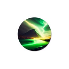 Aurora Lake Neon Colorful Golf Ball Marker