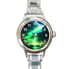 Lake Storm Neon Round Italian Charm Watch by Bangk1t