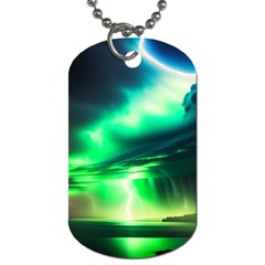 Lake Storm Neon Dog Tag (one Side) by Bangk1t