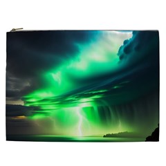 Lake Storm Neon Cosmetic Bag (xxl)