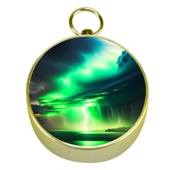 Lake Storm Neon Gold Compasses