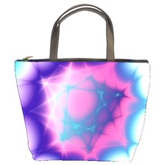 Geometry Abstract Pattern Hypercube Bucket Bag