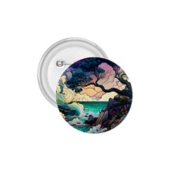 Tree Wave Ocean 1 75  Buttons by Bangk1t