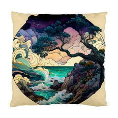 Tree Wave Ocean Standard Cushion Case (one Side) by Bangk1t