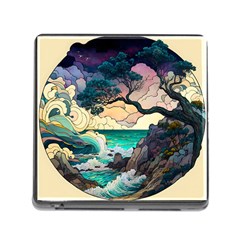 Tree Wave Ocean Memory Card Reader (square 5 Slot) by Bangk1t