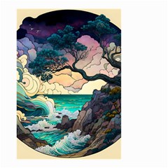 Tree Wave Ocean Small Garden Flag (two Sides) by Bangk1t