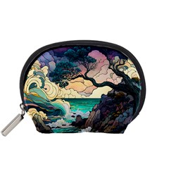 Tree Wave Ocean Accessory Pouch (small) by Bangk1t