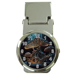 Forest Mushroom Wood Money Clip Watches