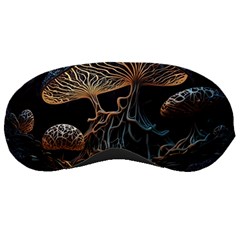 Forest Mushroom Wood Sleep Mask