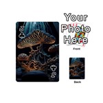 Forest Mushroom Wood Playing Cards 54 Designs (Mini) Front - ClubJ