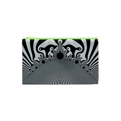 Pattern Illusion Fractal Mandelbrot Cosmetic Bag (xs)
