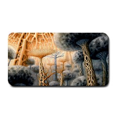 Garden Mushrooms Tree Flower Medium Bar Mat by Bangk1t