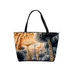 Garden Mushrooms Tree Flower Classic Shoulder Handbag by Bangk1t