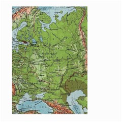 Map Earth World Russia Europe Large Garden Flag (two Sides) by Bangk1t