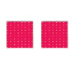 Heart Pattern Design Cufflinks (Square) Front(Pair)