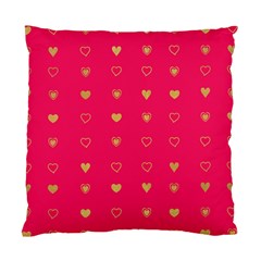 Heart Pattern Design Standard Cushion Case (two Sides) by Ravend