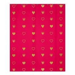 Heart Pattern Design Shower Curtain 60  X 72  (medium) 