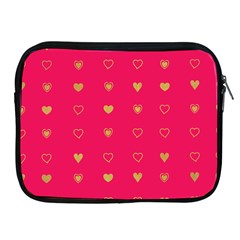 Heart Pattern Design Apple Ipad 2/3/4 Zipper Cases