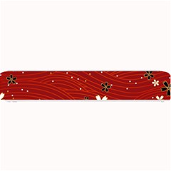 Flower Washi Floral Background Small Bar Mat