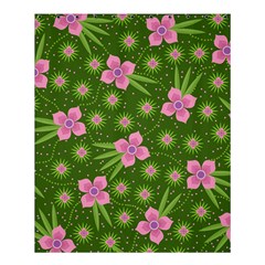 Pink Flower Background Pattern Shower Curtain 60  X 72  (medium)  by Ravend