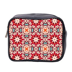 Geometric Pattern Seamless Abstract Mini Toiletries Bag (two Sides) by Ravend