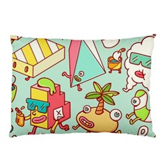 Summer Up Cute Doodle Pillow Case by Bedest