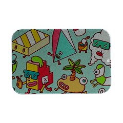 Summer Up Cute Doodle Open Lid Metal Box (silver)   by Bedest