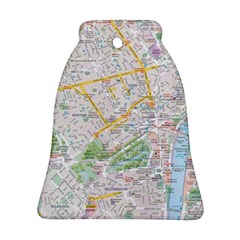 London City Map Ornament (Bell)