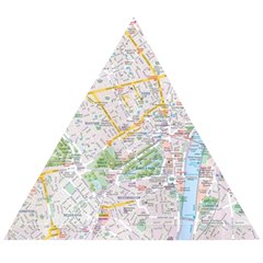 London City Map Wooden Puzzle Triangle by Bedest