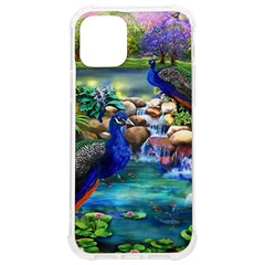 Peacocks  Fantasy Garden Iphone 12/12 Pro Tpu Uv Print Case by Bedest