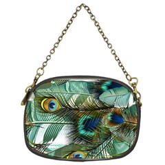 Peacock Feathers Chain Purse (Two Sides)