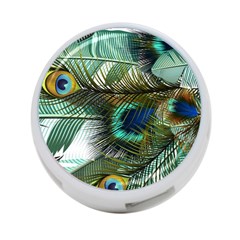 Peacock Feathers 4-port Usb Hub (two Sides) by Bedest