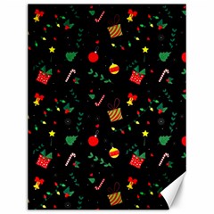 Christmas Pattern Texture Colorful Wallpaper Canvas 12  X 16  by Ravend