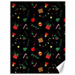 Christmas Pattern Texture Colorful Wallpaper Canvas 36  X 48  by Ravend