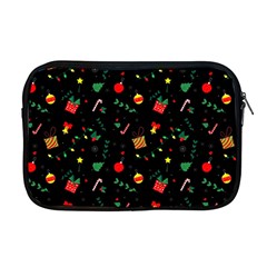 Christmas Pattern Texture Colorful Wallpaper Apple Macbook Pro 17  Zipper Case by Ravend