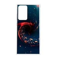 Fluid Swirl Spiral Twist Liquid Abstract Pattern Samsung Galaxy Note 20 Ultra Tpu Uv Case by Ravend