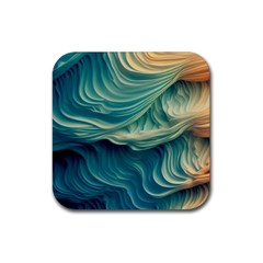 Art Pattern Artis Hands Illustration Rubber Coaster (square)