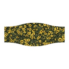 Sunflowers Yellow Flowers Flowers Digital Drawing Stretchable Headband by Ravend