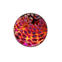 Fractal Black Texture Wallpaper Art Design Hat Clip Ball Marker (10 Pack)