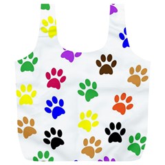 Pawprints-paw-prints-paw-animal Full Print Recycle Bag (xl)